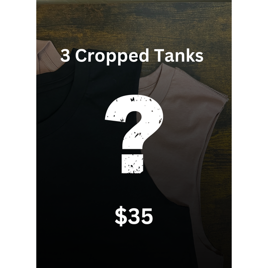 Mystery Cropped Tank Bundle - 3 for $35